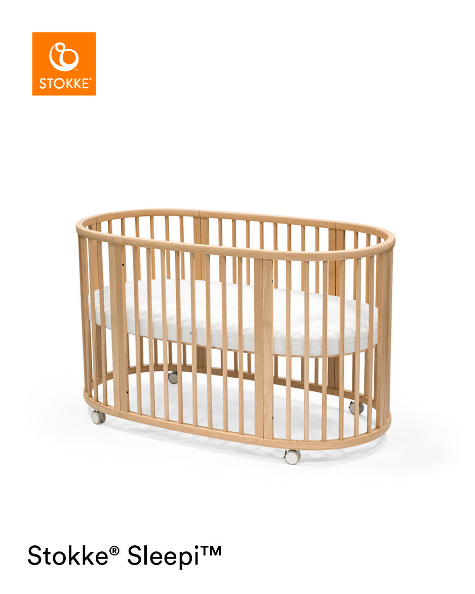 Stokke Sleepi Bed White + Stokke Sleepi Bed Mattress White