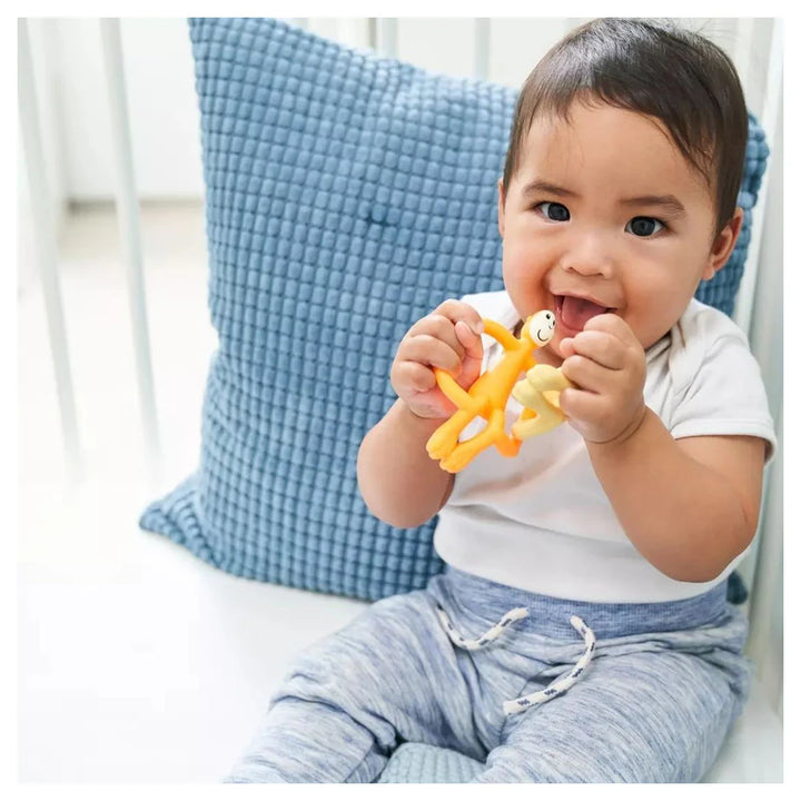 Matchstick Monkey Teething Toy (Yellow)