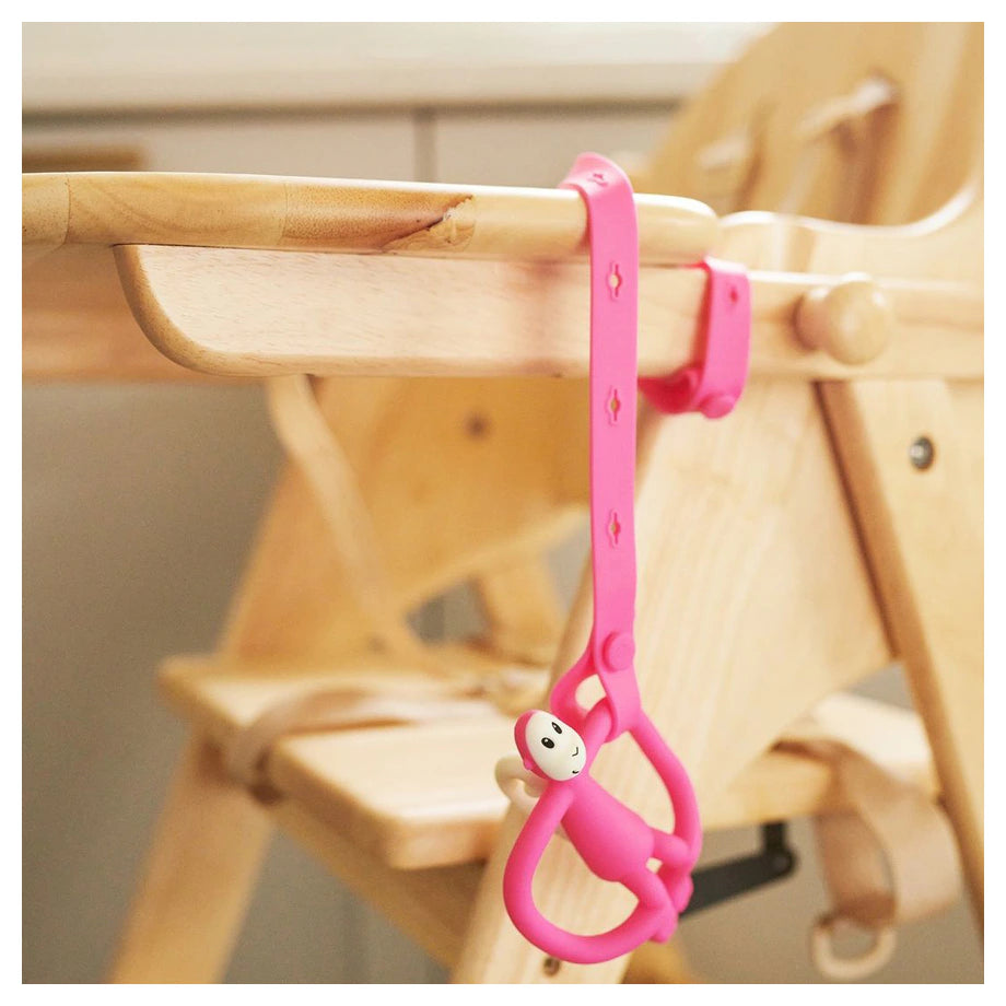 Matchstick Monkey Teething Toy (Pink)