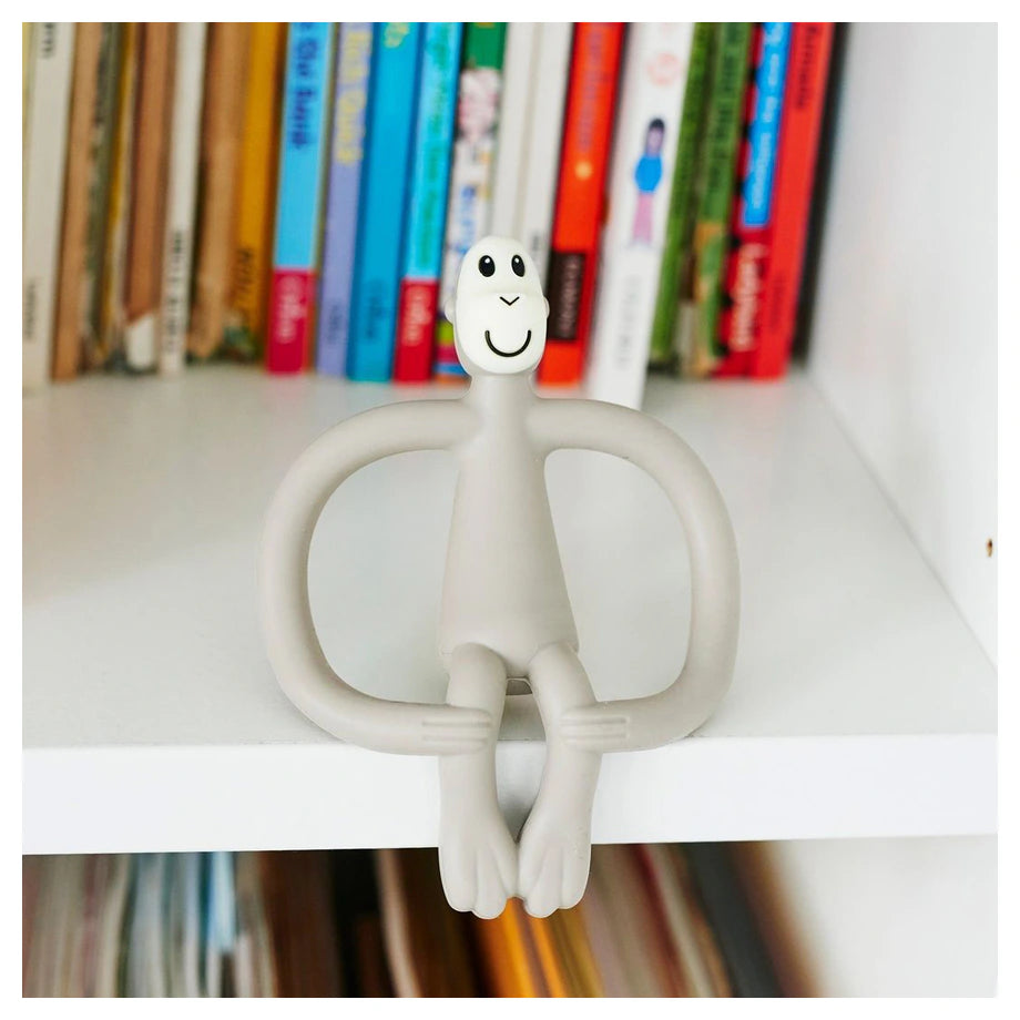 Matchstick Monkey Teething Toy (Grey)