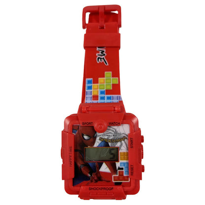 Disney 2-In-1 Digital LED Watch And Gaming Spiderman (Red)