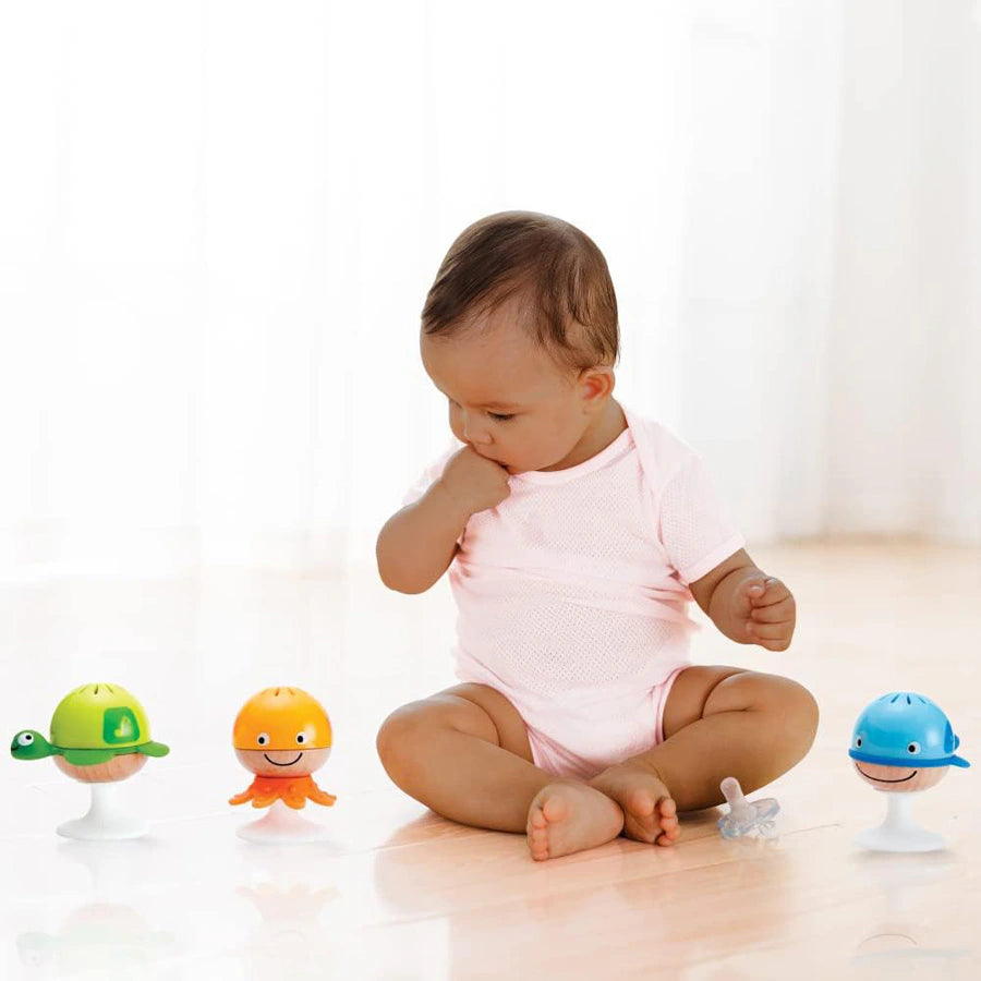 Hape Stay-Put Rattle Set Hape Stay-Put Rattle Set