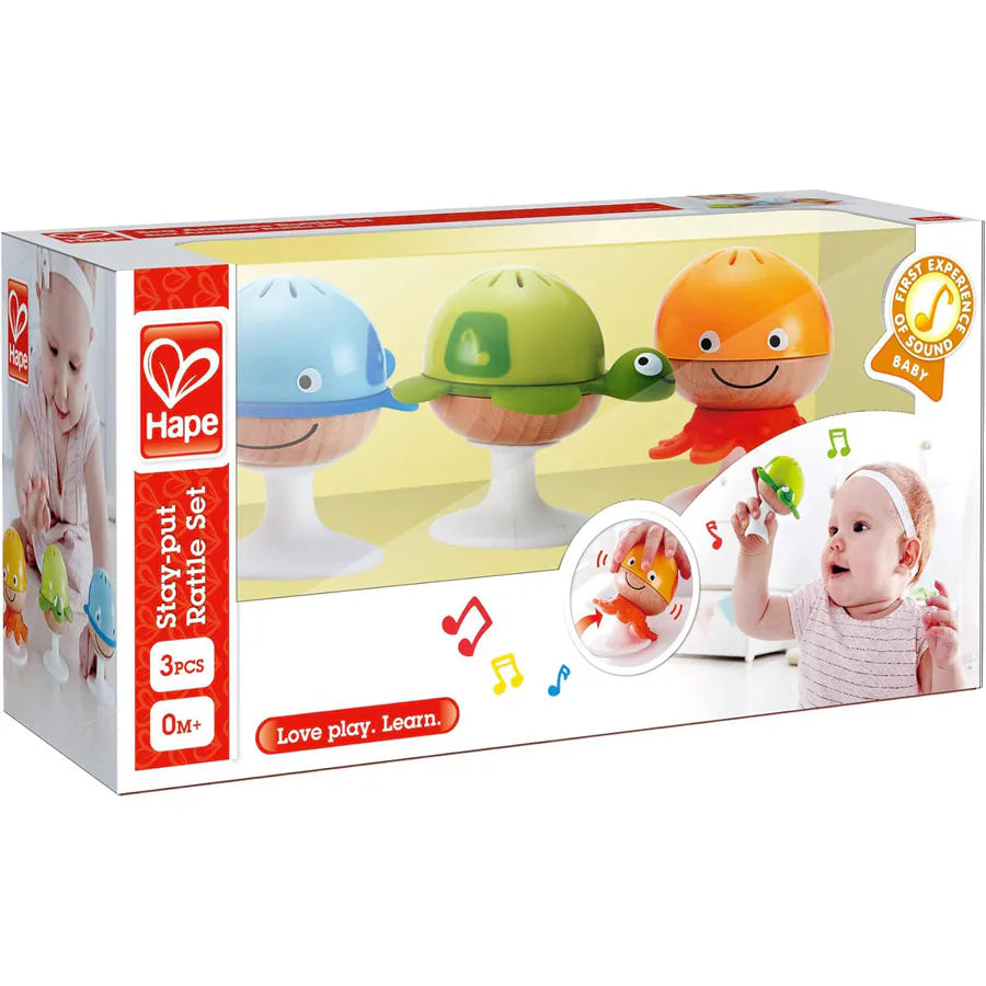 Hape Stay-Put Rattle Set Hape Stay-Put Rattle Set