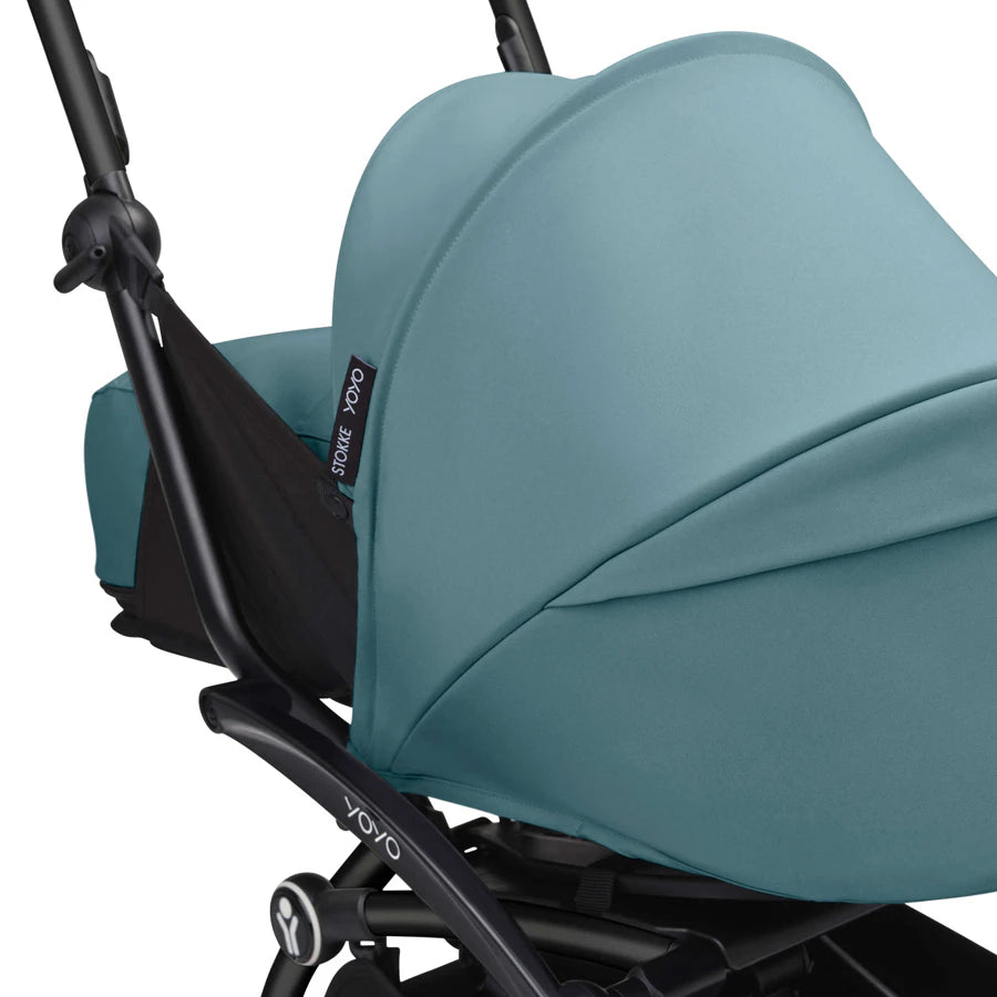 Stokke YOYO³ 0+ Stroller - Black Frame with Newborn Pack 0+