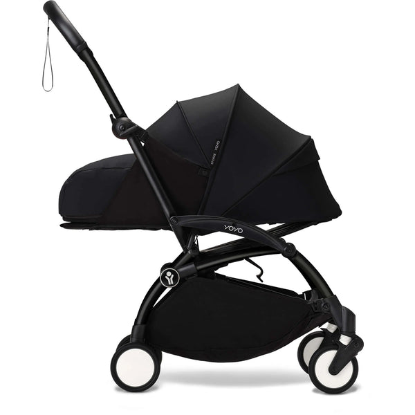 Stokke YOYO³ 0+ Stroller - Black Frame with Newborn Pack 0+