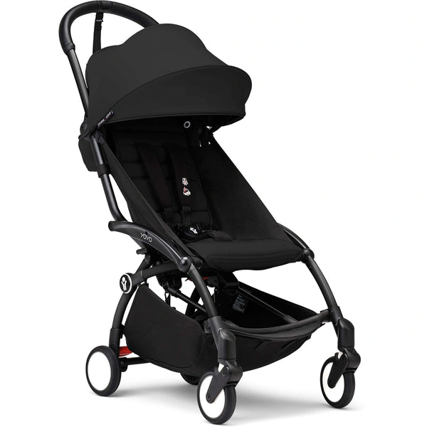عربة أطفال Stokke YOYO³ 6+ - إطار أسود مع عبوة ملونة 6+