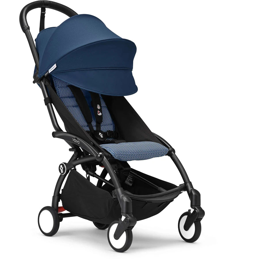 Stokke YOYO³ 6+ Stroller - Black Frame with Color Pack 6+