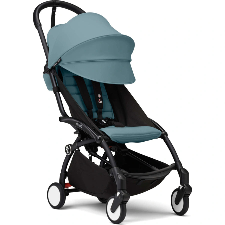 Stokke YOYO³ 6+ Stroller - Black Frame with Color Pack 6+