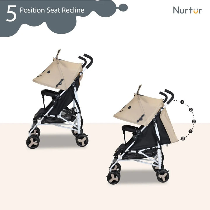 Nurtur - Luca Lightweight Stroller (Beige)