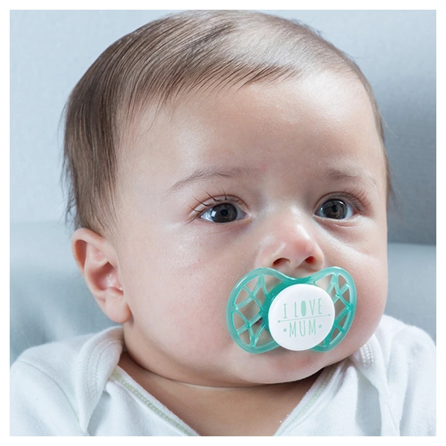 Nuvita Air55 Cool Orthodontic Soother 0M+ (Nile Green)