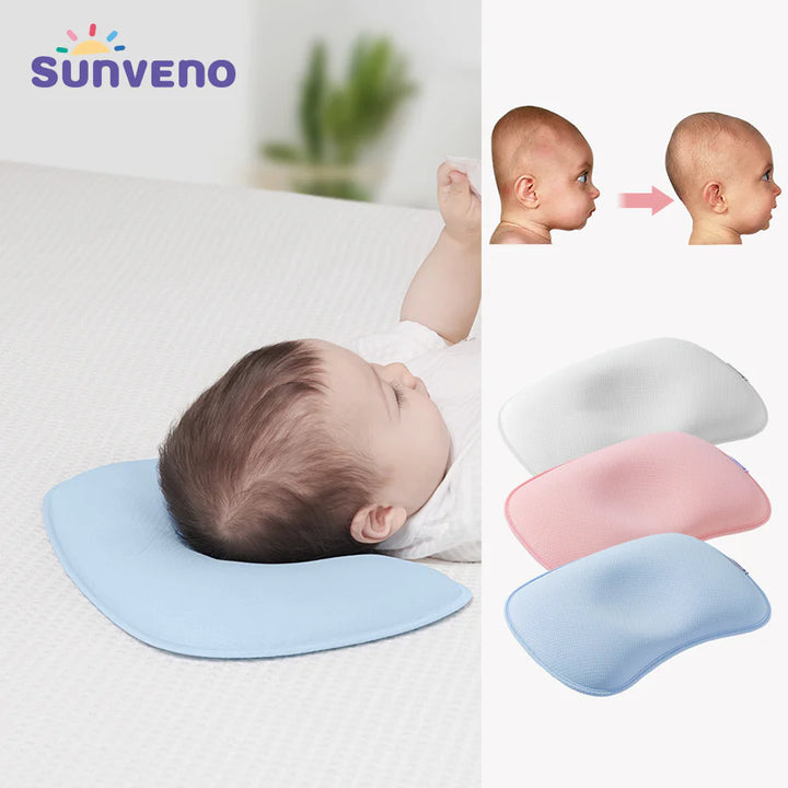 Sunveno DuPont Infant Head Shaper Pillow (White)