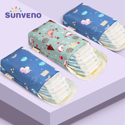 Sunveno Diaper Organizer Wet/Dry Bag (Green)