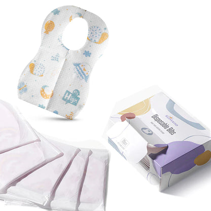 Sunveno Disposable Baby Bibs 20 pcs (Blue)