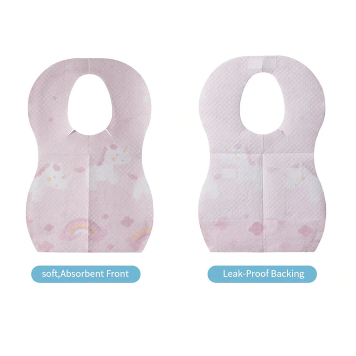 Sunveno Disposable Baby Bibs 20 pcs (Pink)