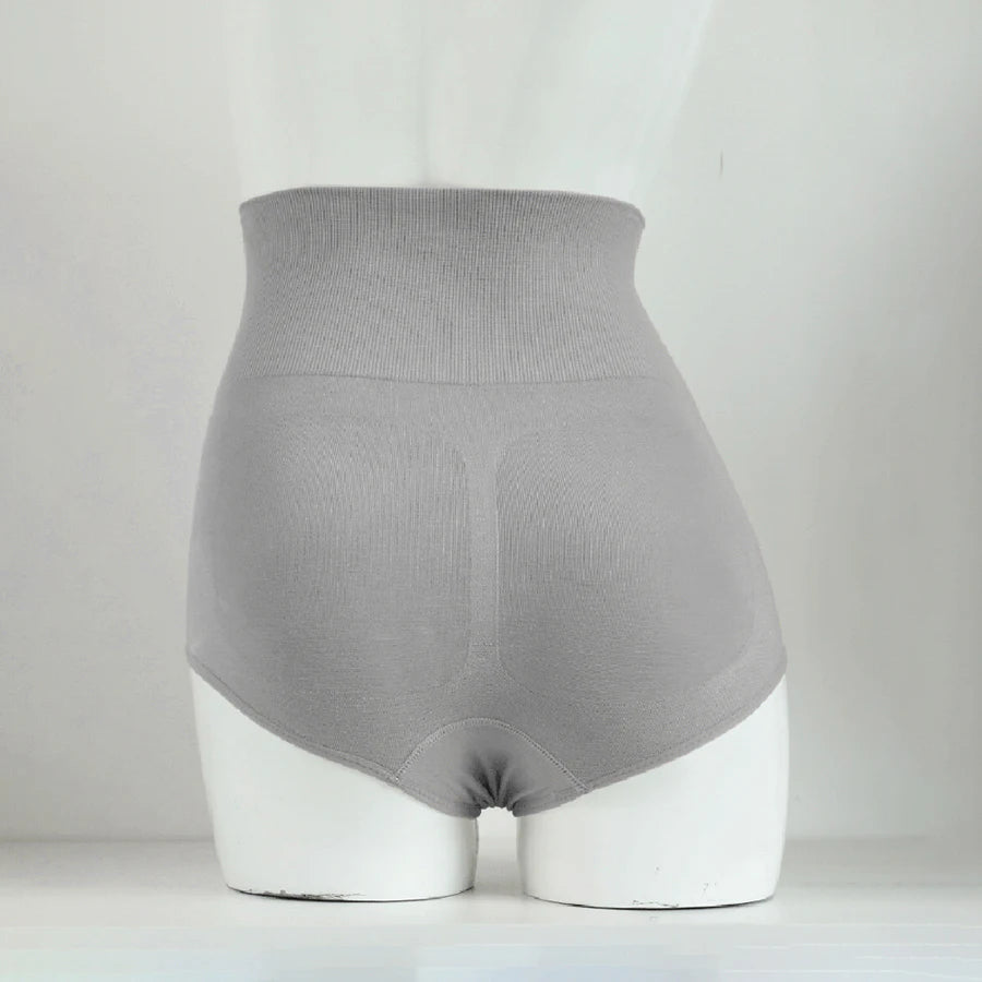 Sunveno High Waist Maternity Belly Support Coton Panties (Grey)