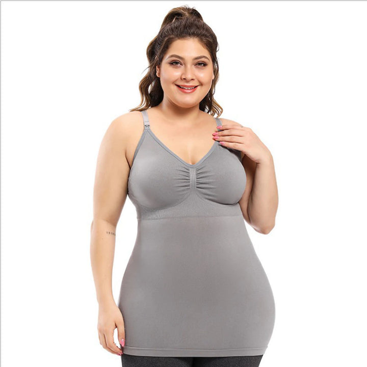 Sunveno Maternity Nursing Tank Top L (Grey)