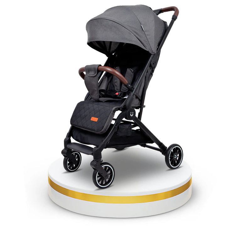 Nurtur Kids Stroller Storage Basket 5 Point Safety Harness Compact Foldable Design Travel stroller