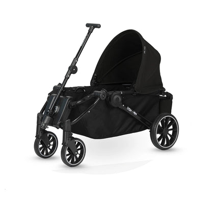 Qplay Go Cargo 2 In 1 Wagon & Stroller (Black)