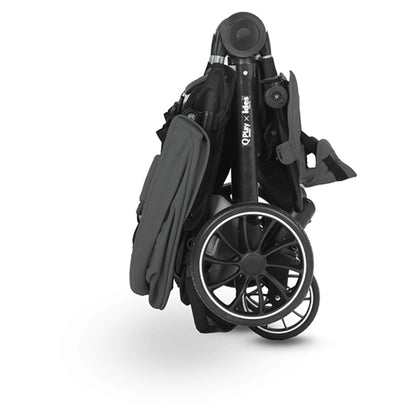 Qplay Go Cargo 2 In 1 Wagon & Stroller (Black)
