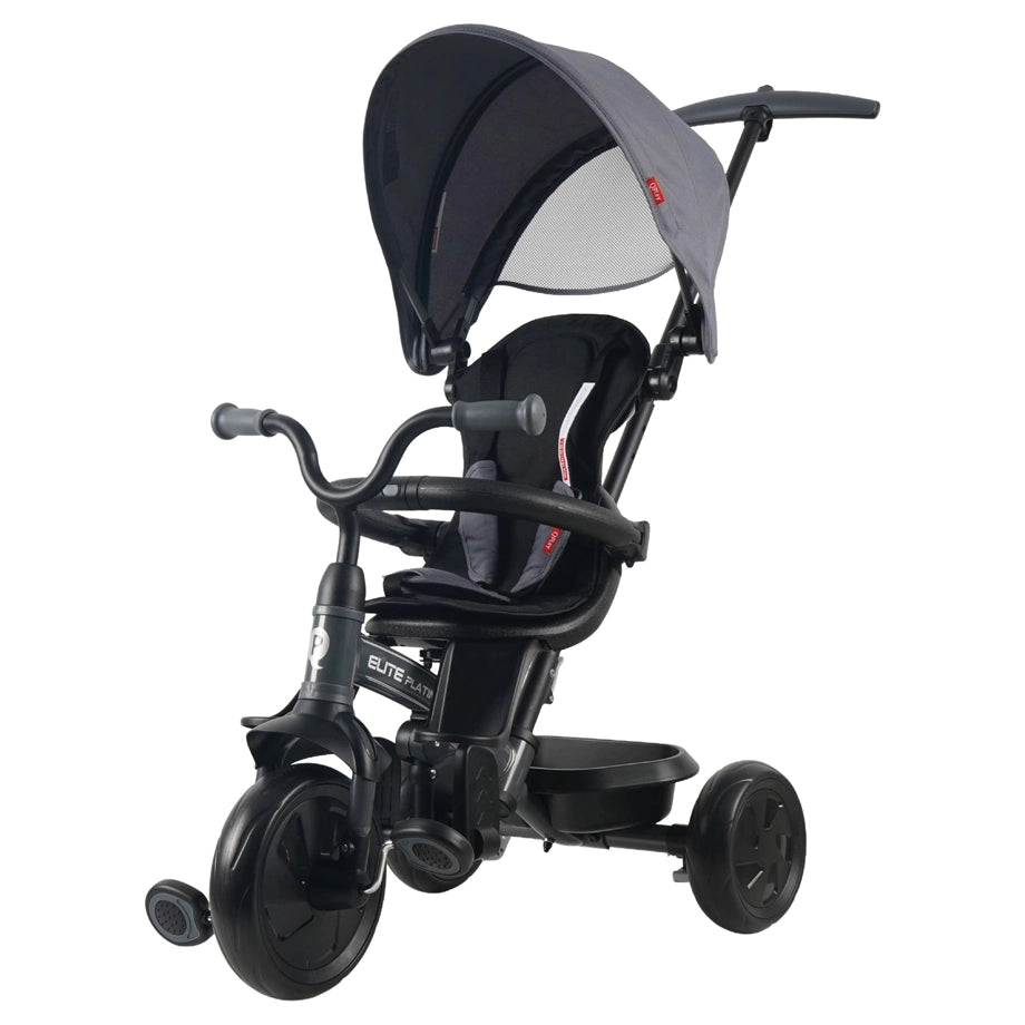 Qplay Elite Platinum 6 In 1 Tricycle For Kids (Grey)