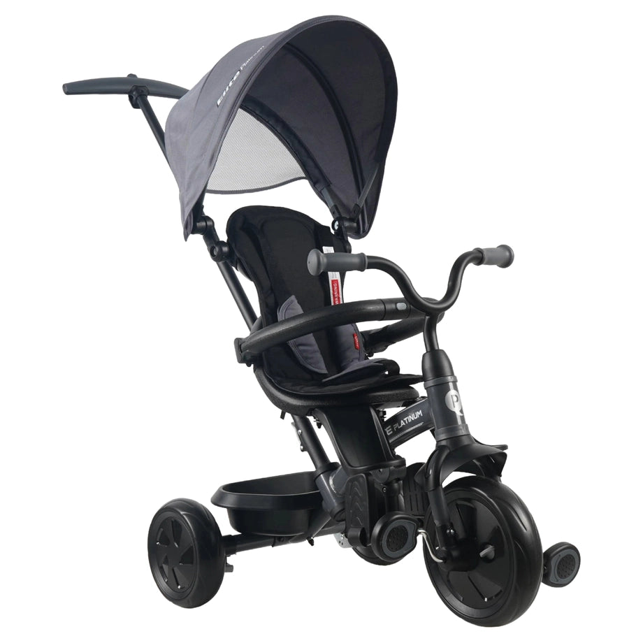 Qplay Elite Platinum 6 In 1 Tricycle For Kids (Grey)