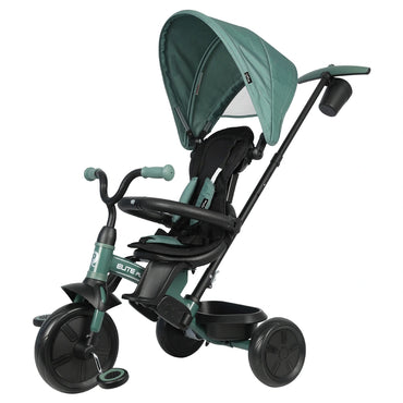 Qplay Elite Platinum 6 In 1 Tricycle For Kids (Green)