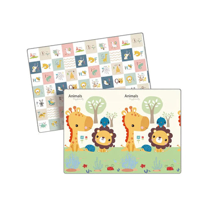 Snuggle Baby Reversible Roll Up Playmat Animal Family