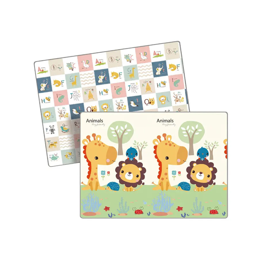 Snuggle Baby Reversible Roll Up Playmat Animal Family