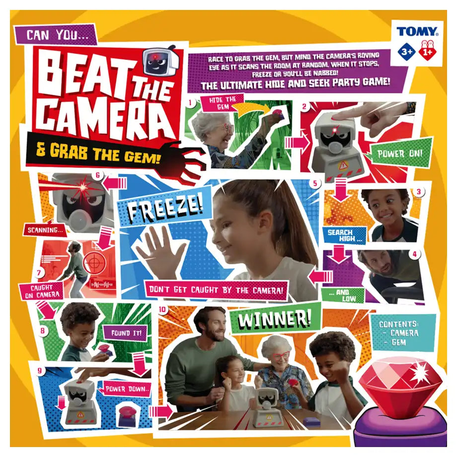 Tomy Games Beat the Camera Board Game
