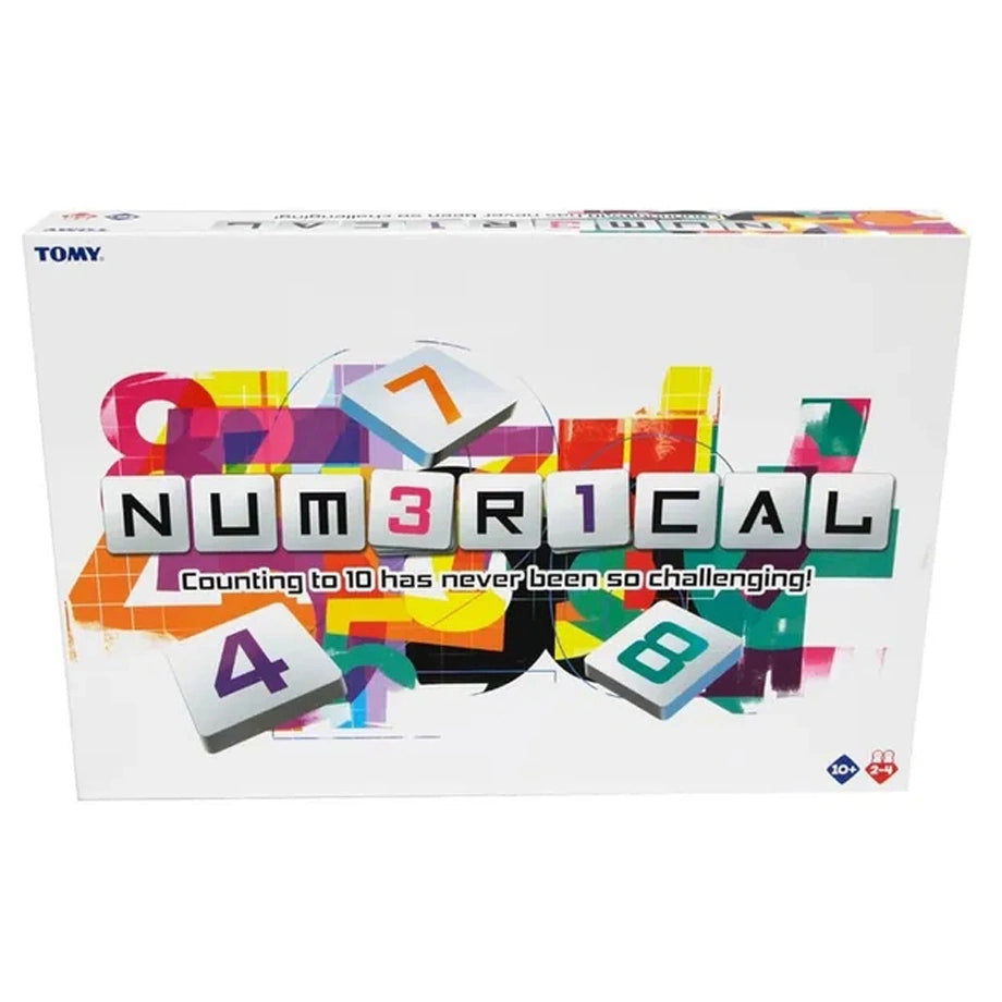 Tomy Games Numerical – Number Blocks Sequence Strategy Board Game for 2–4 Players
