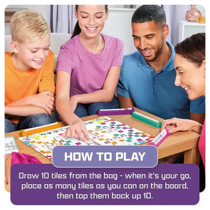 Tomy Games Numerical – Number Blocks Sequence Strategy Board Game for 2–4 Players