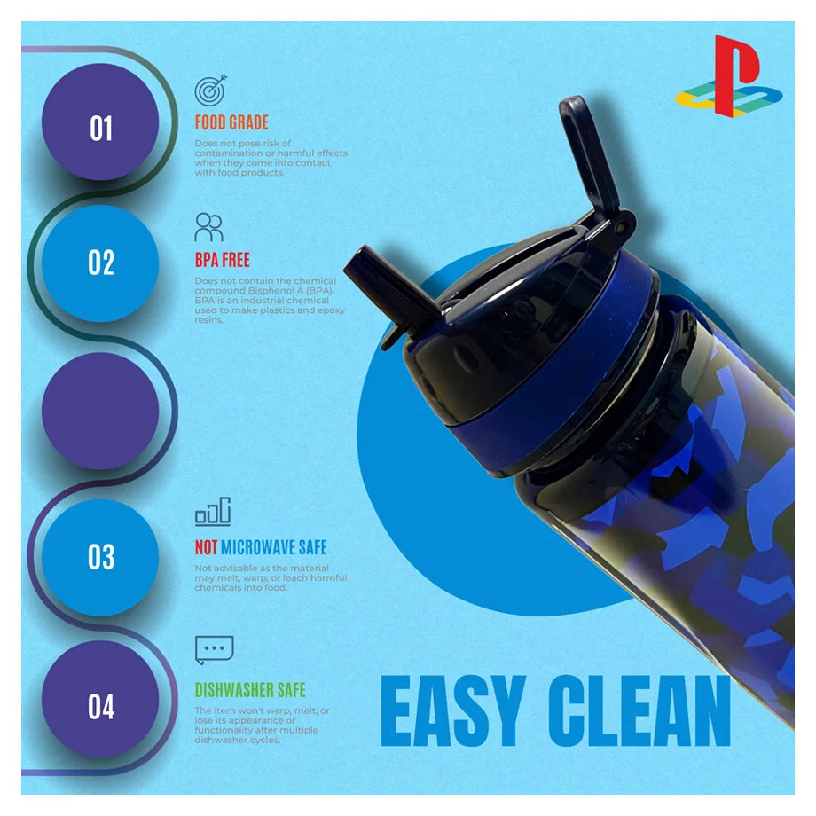 Sony PlayStation Play in Camo Water Bottle