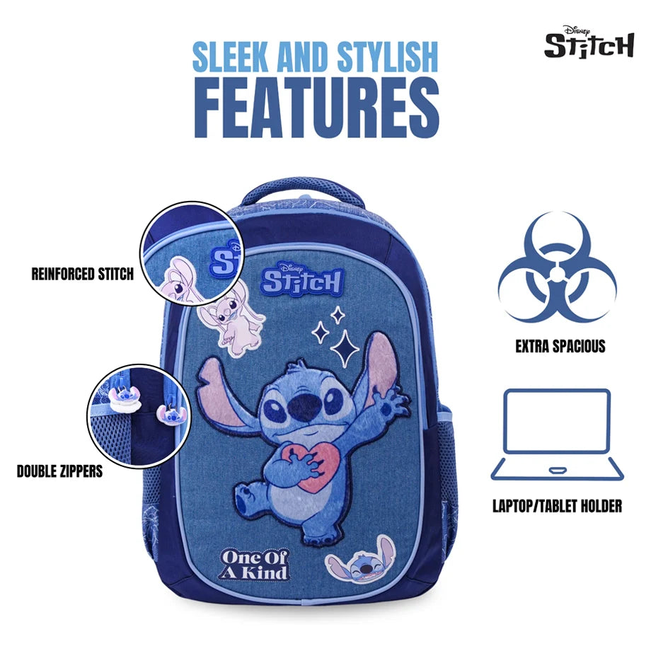Disney Stitch One of a Kind Backpack 18"