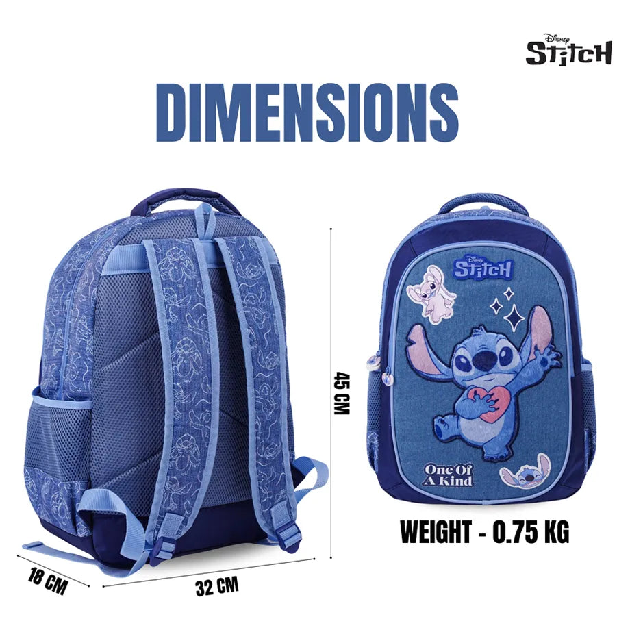 Disney Stitch One of a Kind Backpack 18"