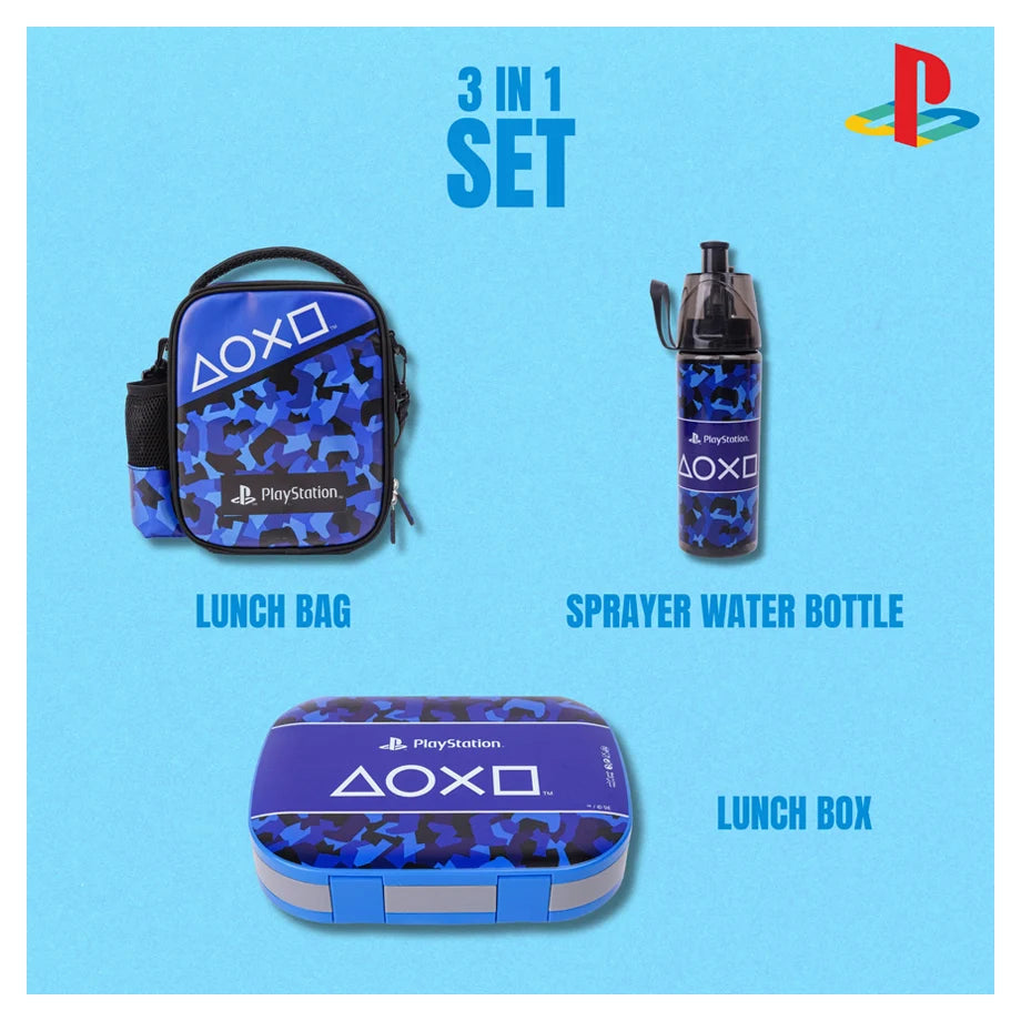 Sony PlayStation Smash Lunch Bag, Water Bottle and Lunch Box
