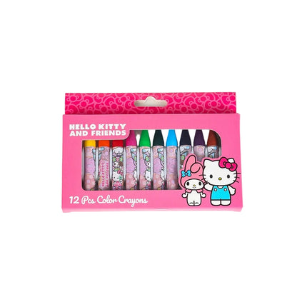 Sanrio 12-Piece Crayon Set