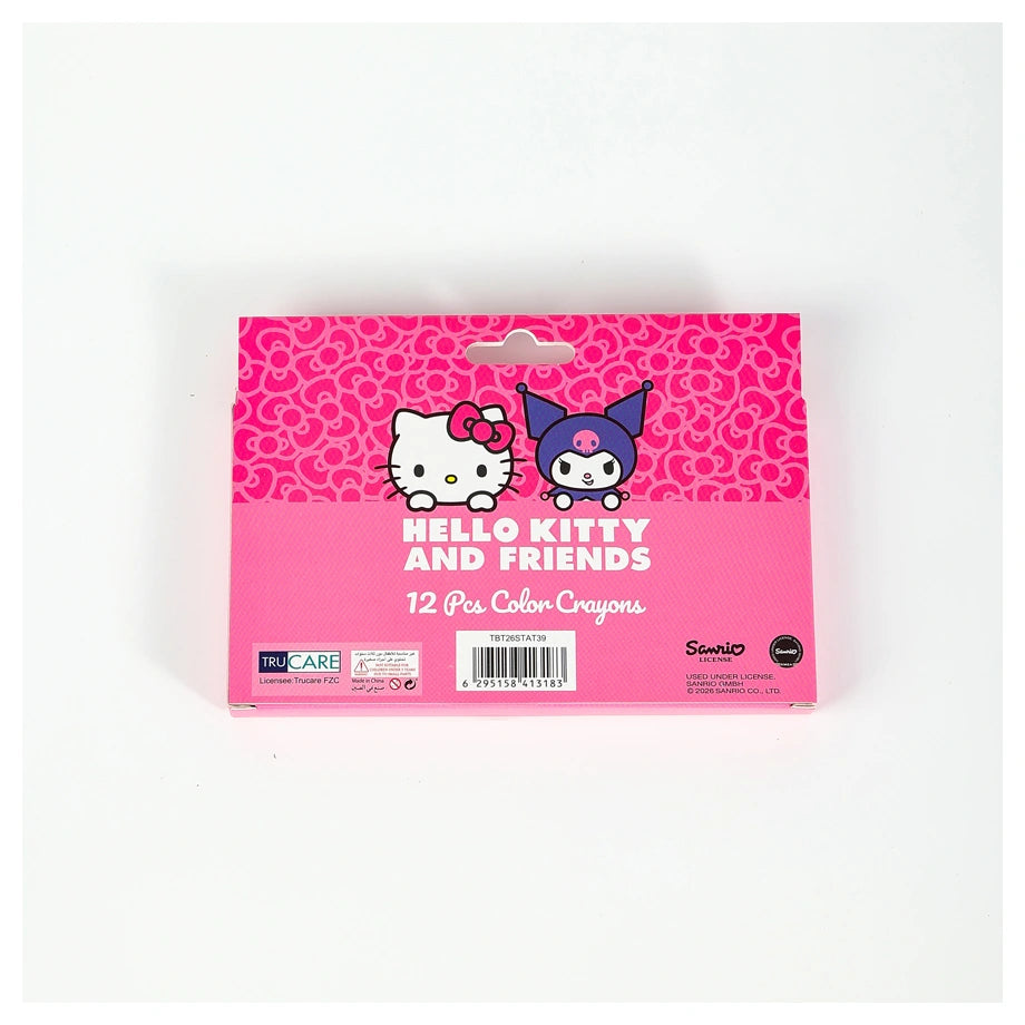 Sanrio 12-Piece Crayon Set