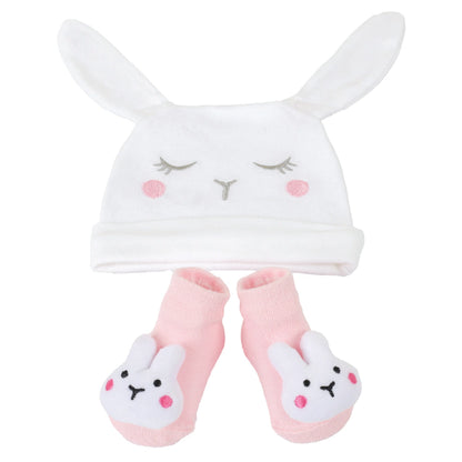 Nurtur Baby Hat & Socks Set Soft Cotton Essential (M1)