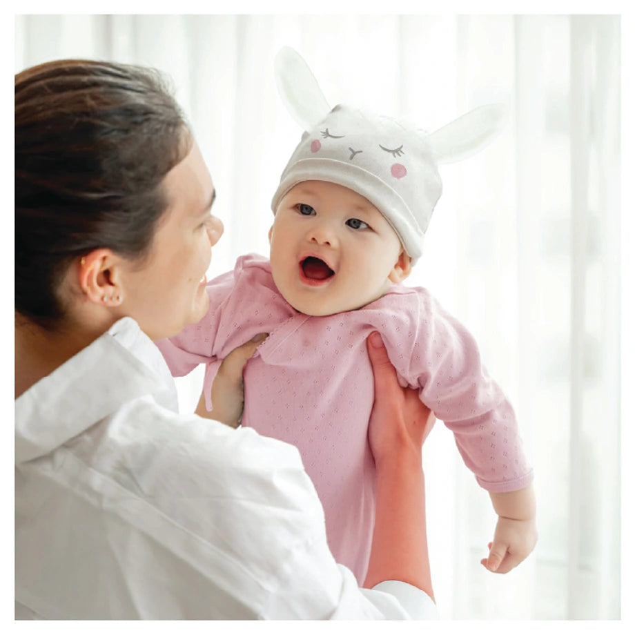 Nurtur Baby Hat & Socks Set Soft Cotton Essential (M1)