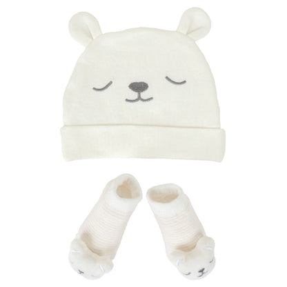 Nurtur Baby Hat & Socks Set Soft Cotton Essential (M2)