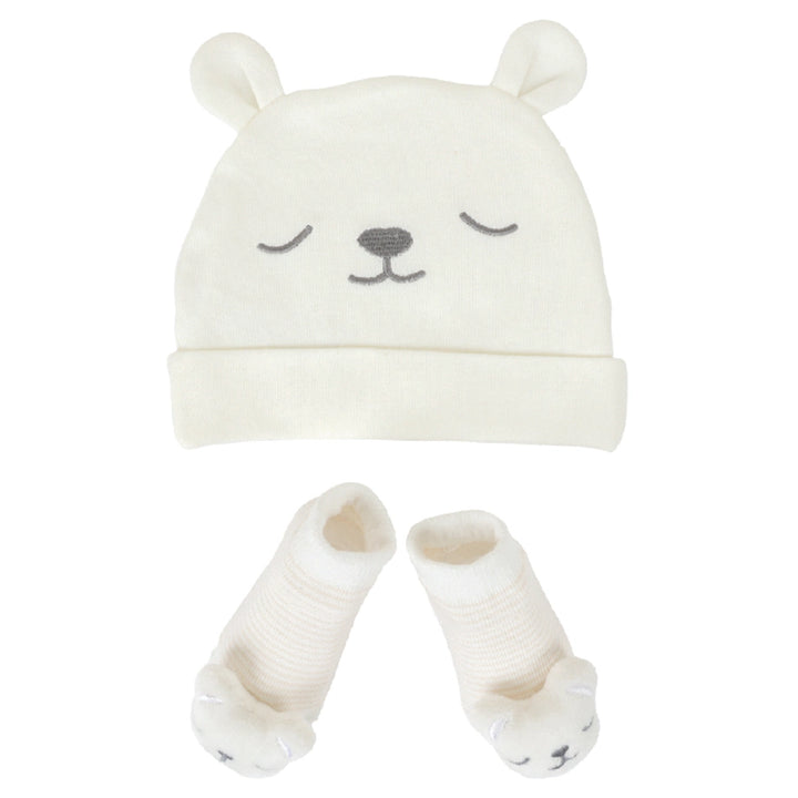 Nurtur Baby Hat & Socks Set Soft Cotton Essential (M2)
