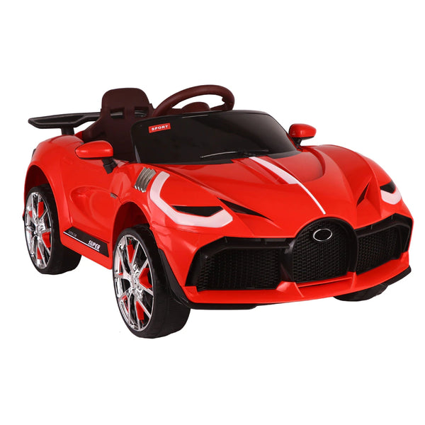 First Drive Bugatti 12V Battery Leather Seat Foam Wheel