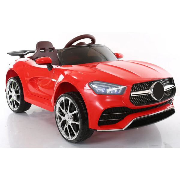 First Drive Mercedes 12V Battery Leather Seat Foam Wheel