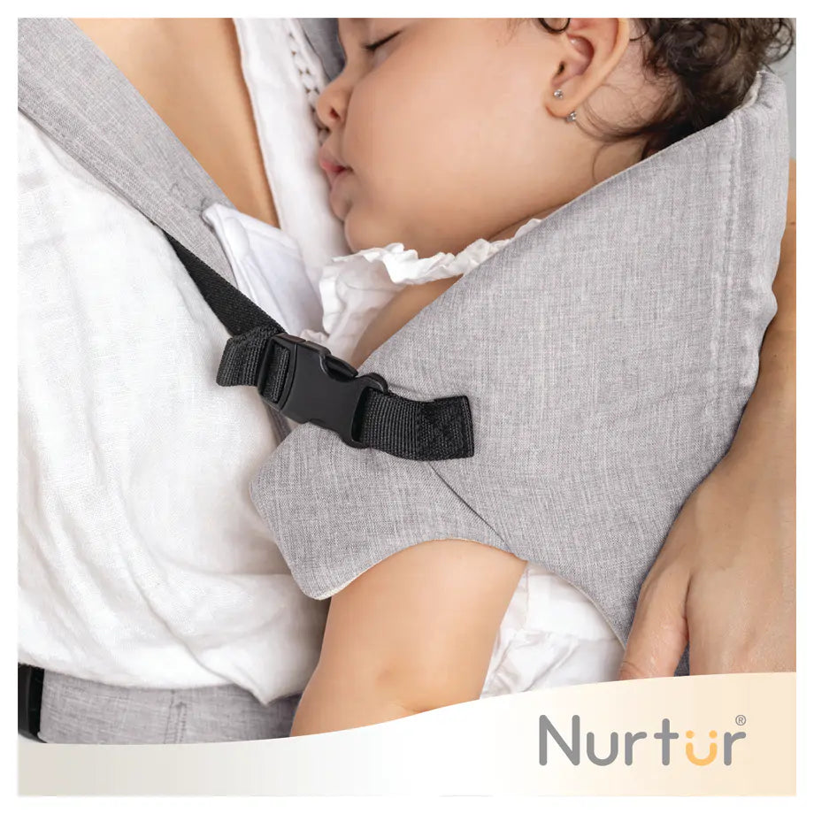 Nurtur Dove Infant Baby Carrier, Dual-Facing & Adjustable with Bib (Grey)