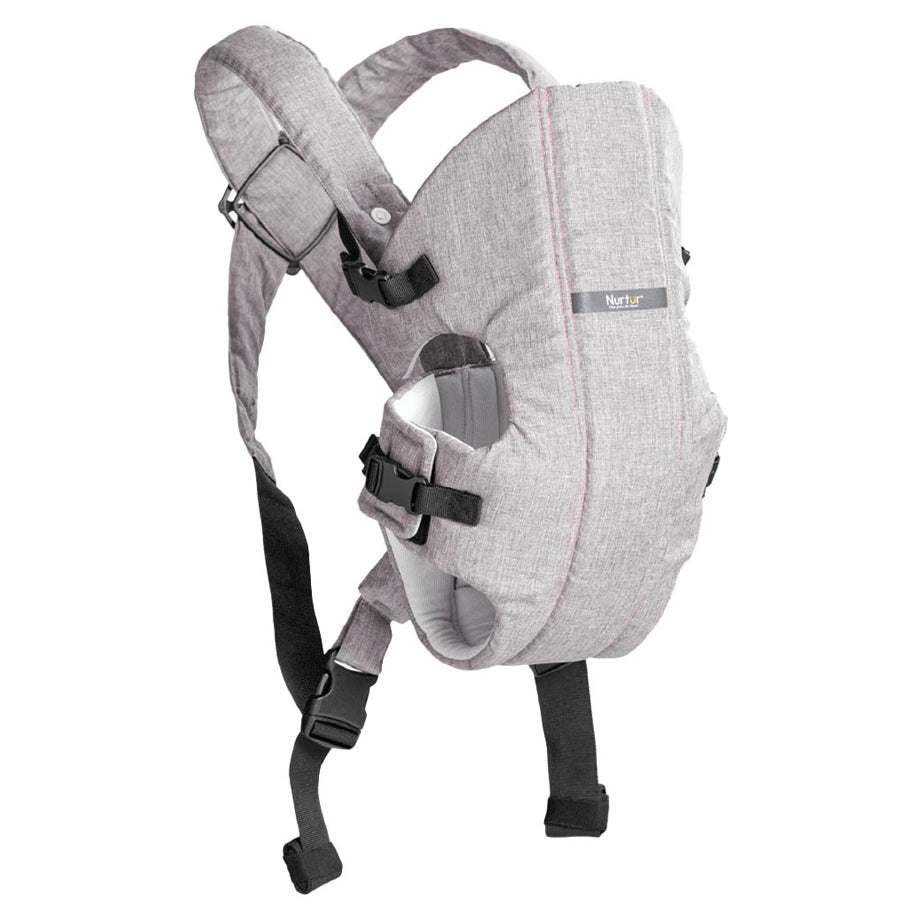 Nurtur Dove Infant Baby Carrier, Dual-Facing & Adjustable with Bib (Grey)