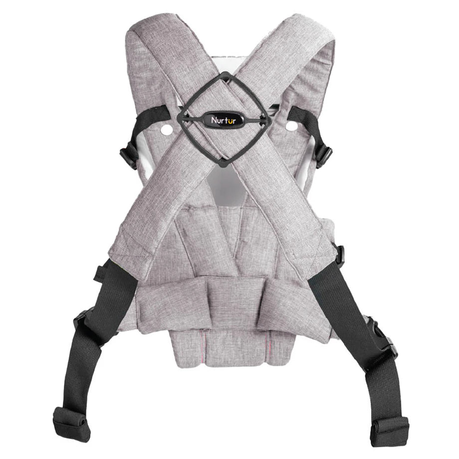 Nurtur Dove Infant Baby Carrier, Dual-Facing & Adjustable with Bib (Grey)