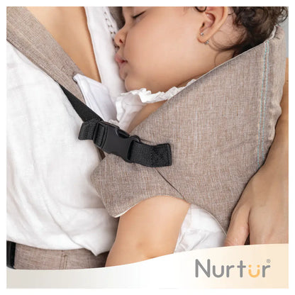Nurtur Dove Infant Baby Carrier, Dual-Facing & Adjustable with Bib (Sand)