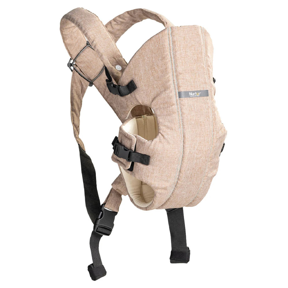 Nurtur Dove Infant Baby Carrier, Dual-Facing & Adjustable with Bib (Sand)