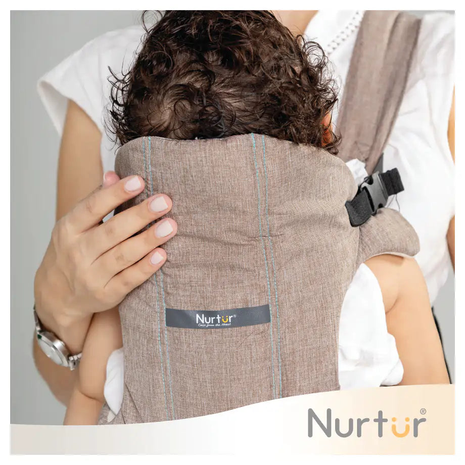 Nurtur Dove Infant Baby Carrier, Dual-Facing & Adjustable with Bib (Sand)