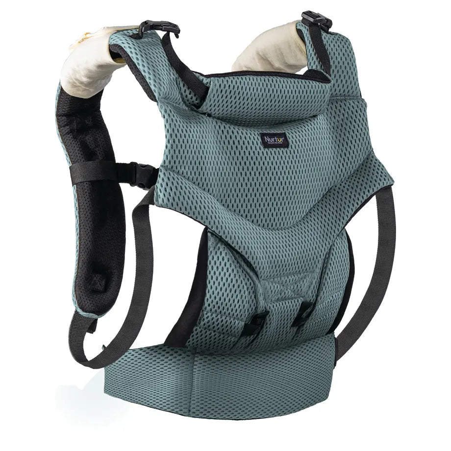 Nurtur Willow Deluxe Mesh Baby Carrier, Dual-Facing, Cushioned (Black)